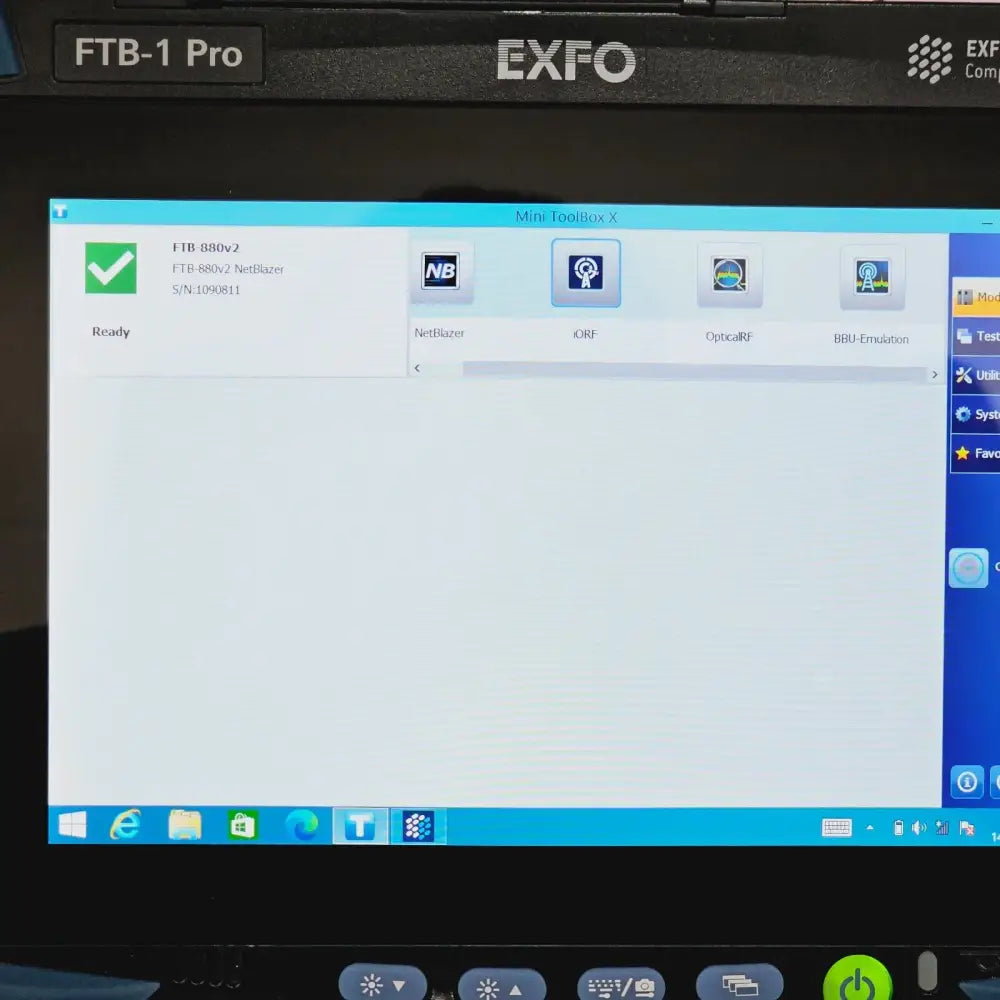 Four SFP transceivers included with EXFO FTB-1 Pro FTB-880v2 kit
