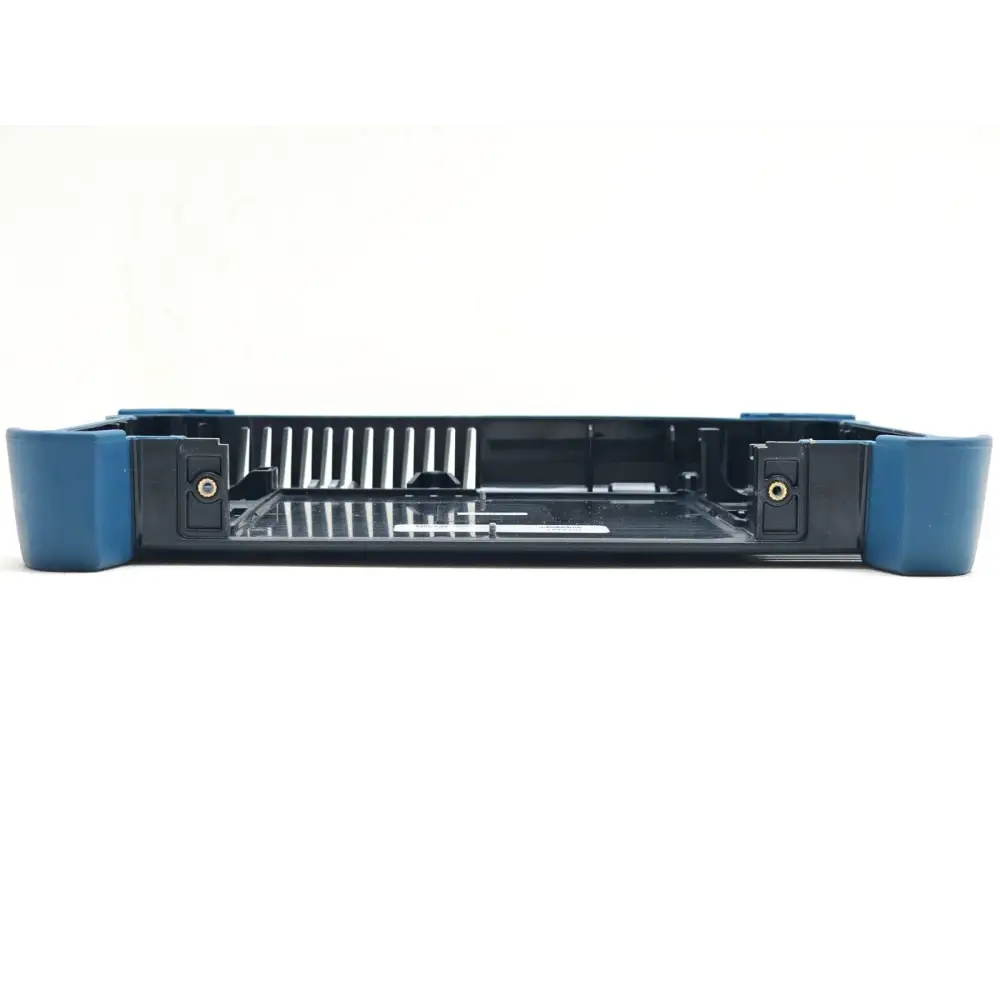 Close-up detail of EXFO FTB-880V2 module connectors and LED indicators on back panel