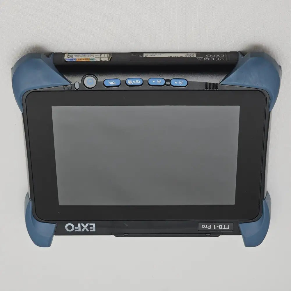 EXFO FTB-1 Pro v2 S1 screen assembly showing 8-inch multitouch display surface
