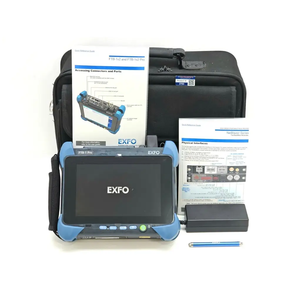 EXFO FTB-1 V2-Pro mainframe with FTB-880 v2 module — front view