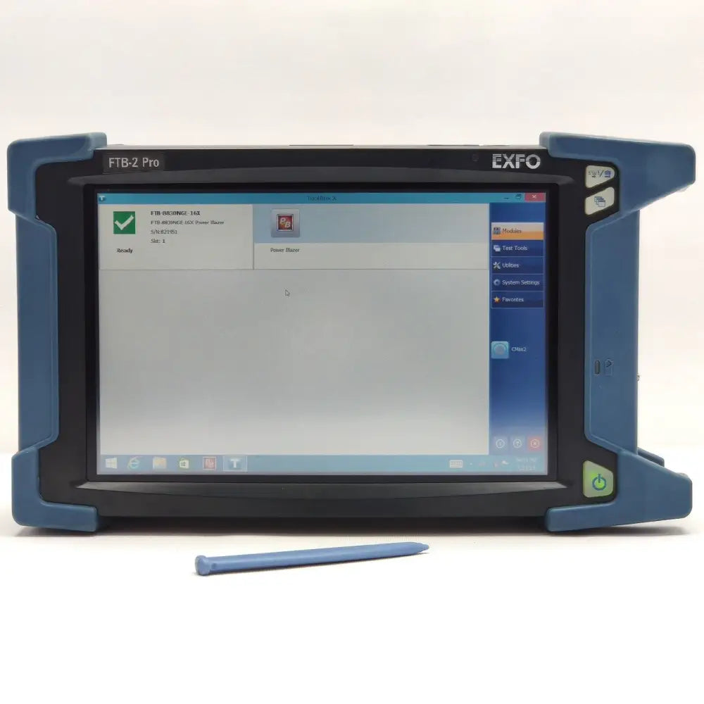 EXFO FTB-2 Pro Mainframe w/ FTB-8830NGE-16X 10G LAN/WAN Optical Electrical Ether