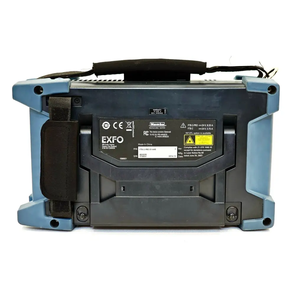 EXFO FTB-2 Pro mainframe with module bay open and no module installed