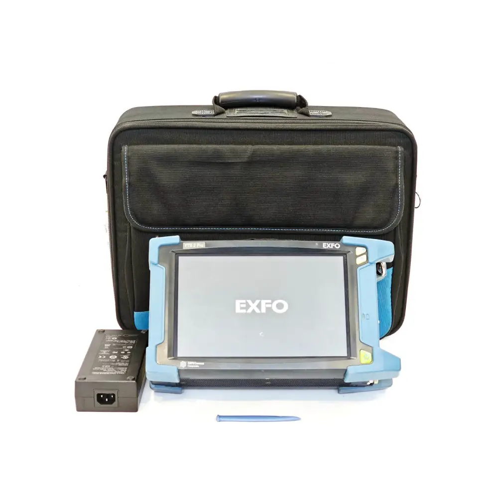 EXFO FTB-2 Pro modular test mainframe front view showing touchscreen display