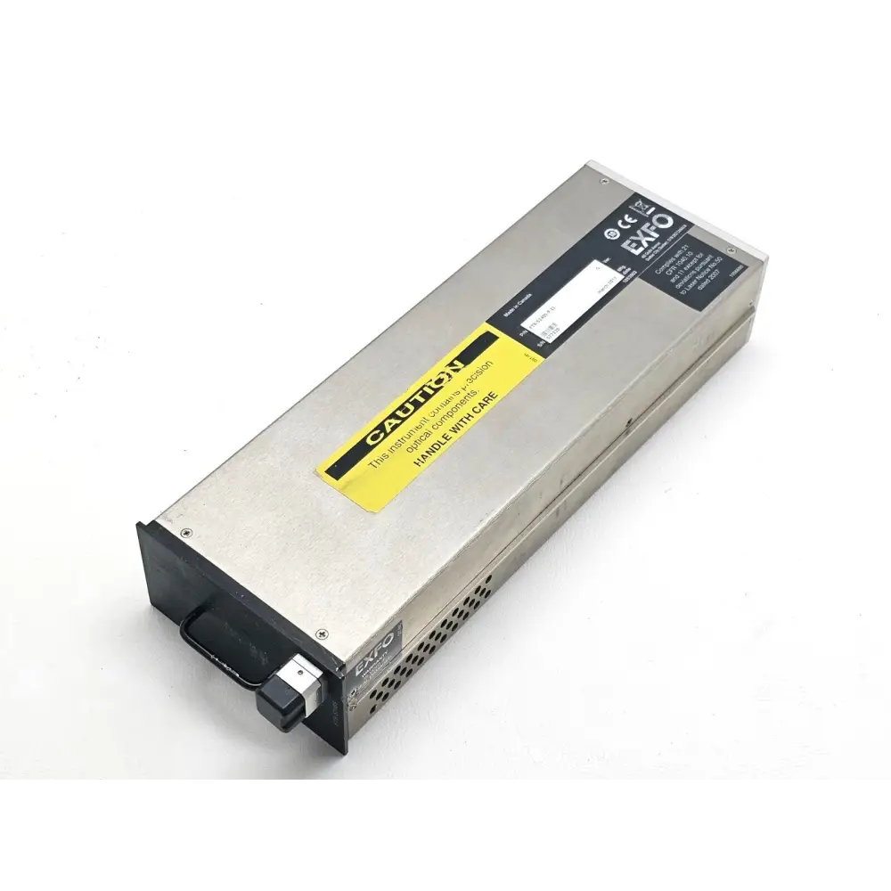 EXFO FTB-5240S-P module label showing model number and options including INB