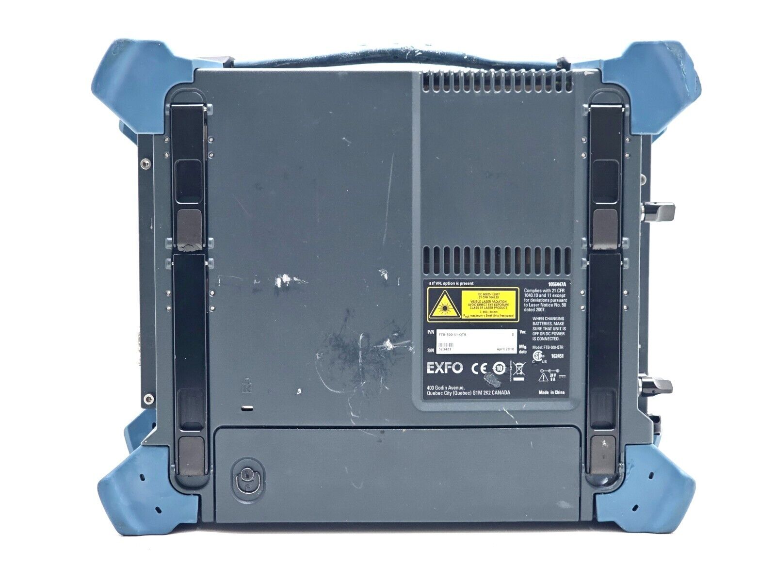EXFO FTB-500 Mainframe Testing Platform NO Batteries NO Power Adapter