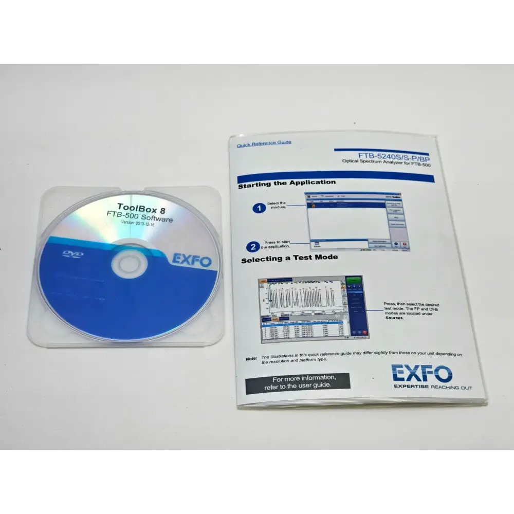 EXFO FTB-500 FTB-5240S-P complete system in carry case ready for field deployment