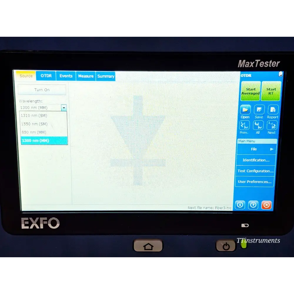 EXFO MAX-720C-Q1 QUAD SM MM OTDR MaxTester 1310/1550 & 850/1300 nm with PM + VFL12