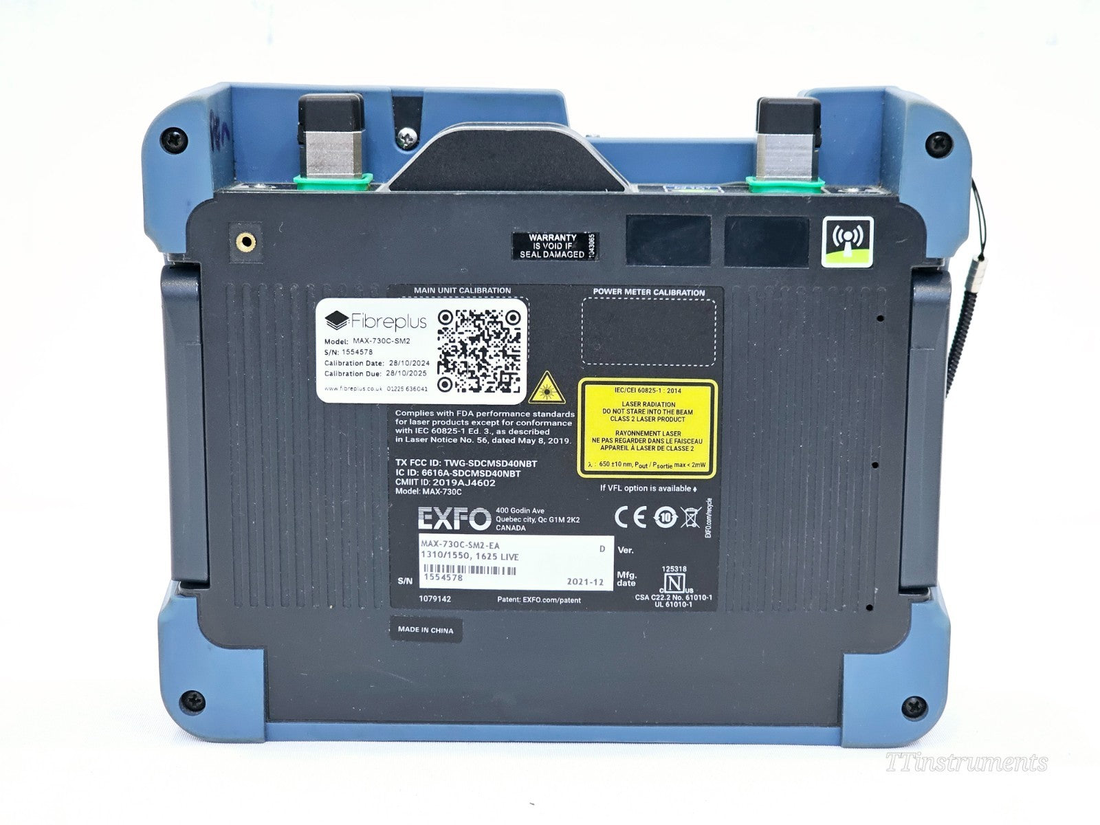 EXFO MAX-730C-SM2 OTDR iOLM MaxTester 1310/1550, 1625 LIVE FIBER SM2 MAX-730C