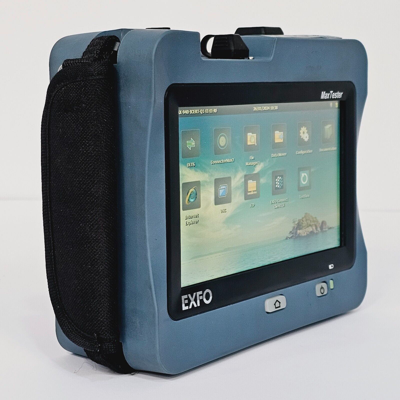 EXFO OLTS 940 ICERT QUAD 850/1300/1310/1550 nm SM MM Optical Loss Tester MAX-940