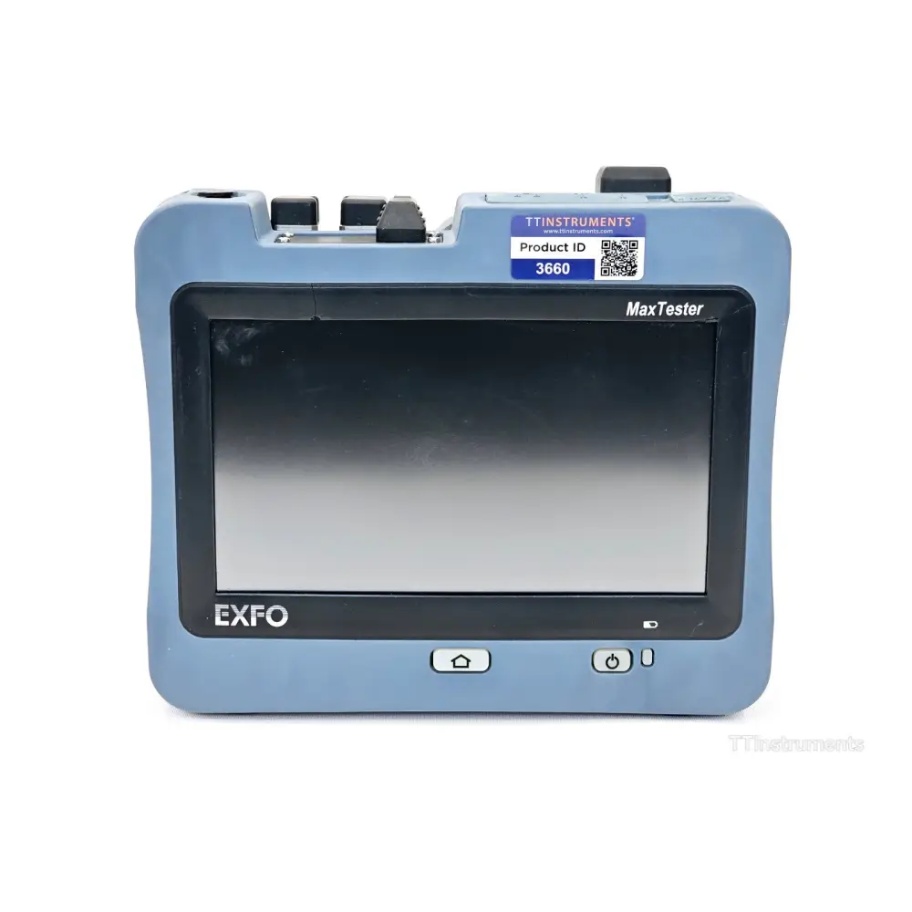 EXFO MaxTester 940 OLTS right-side panel with visual fault locator 2.5mm connector