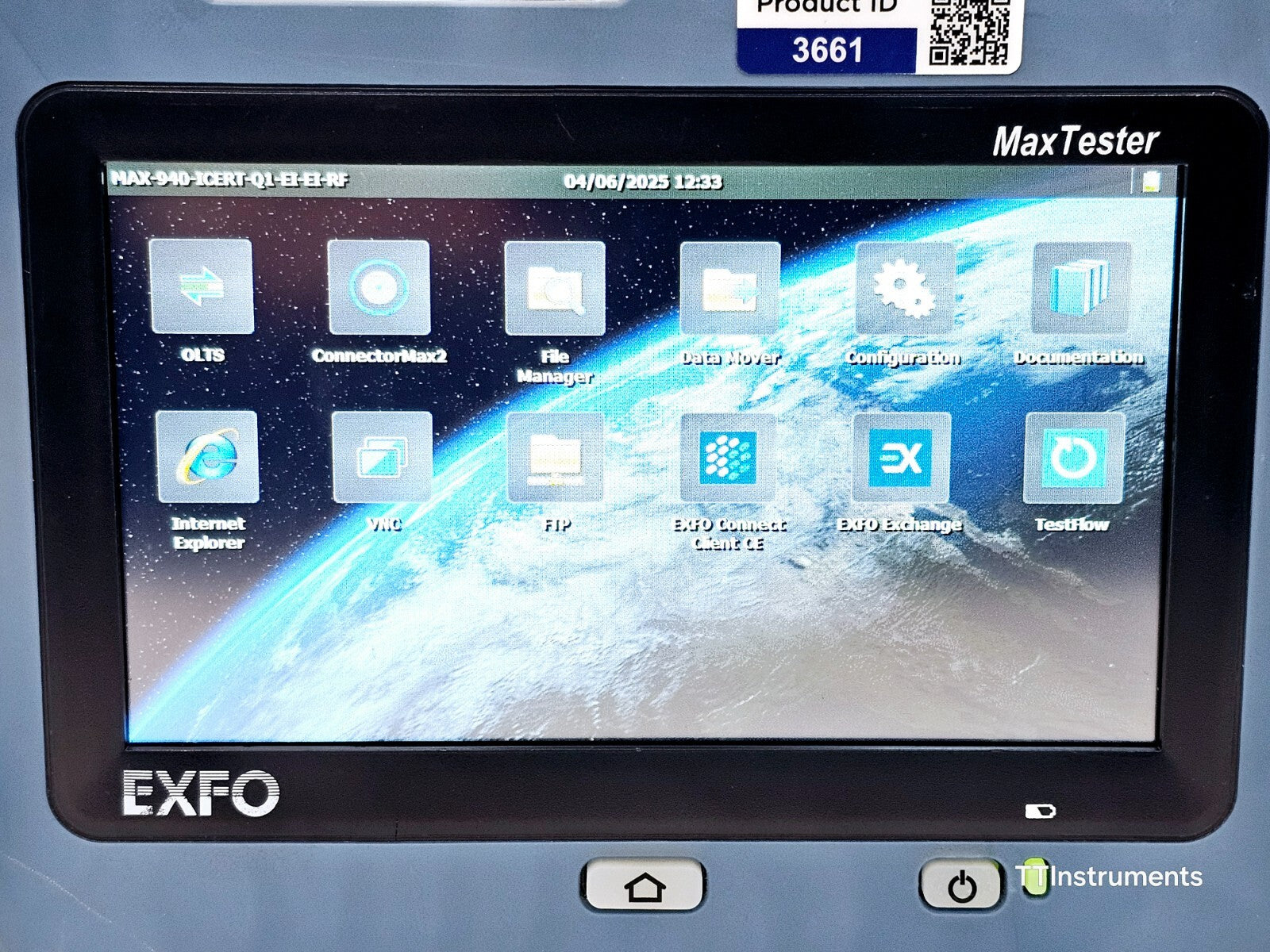 EXFO OLTS 940 ICERT QUAD 850/1300/1310/1550 nm SM MM Optical Loss Tester MAX-940