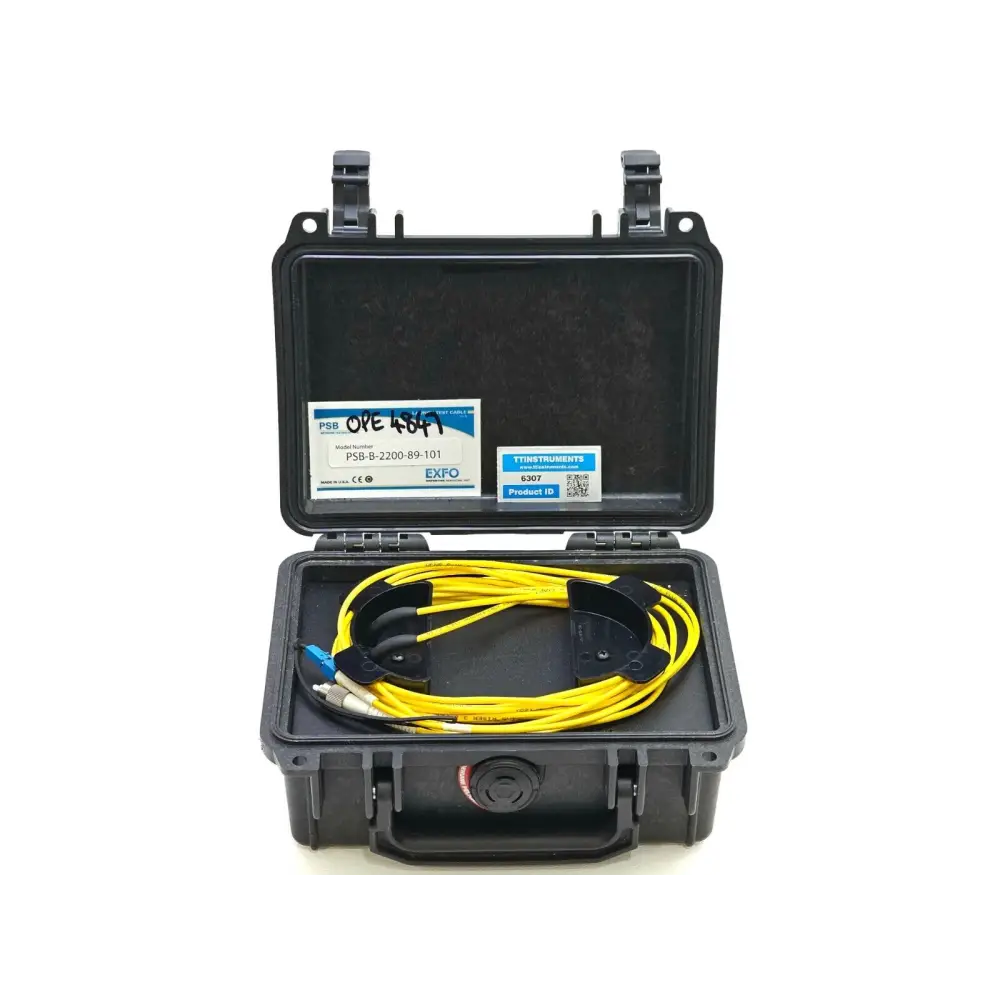 EXFO PSB-B-2200-89-101 single-mode 2200 m OTDR launch test cable front view