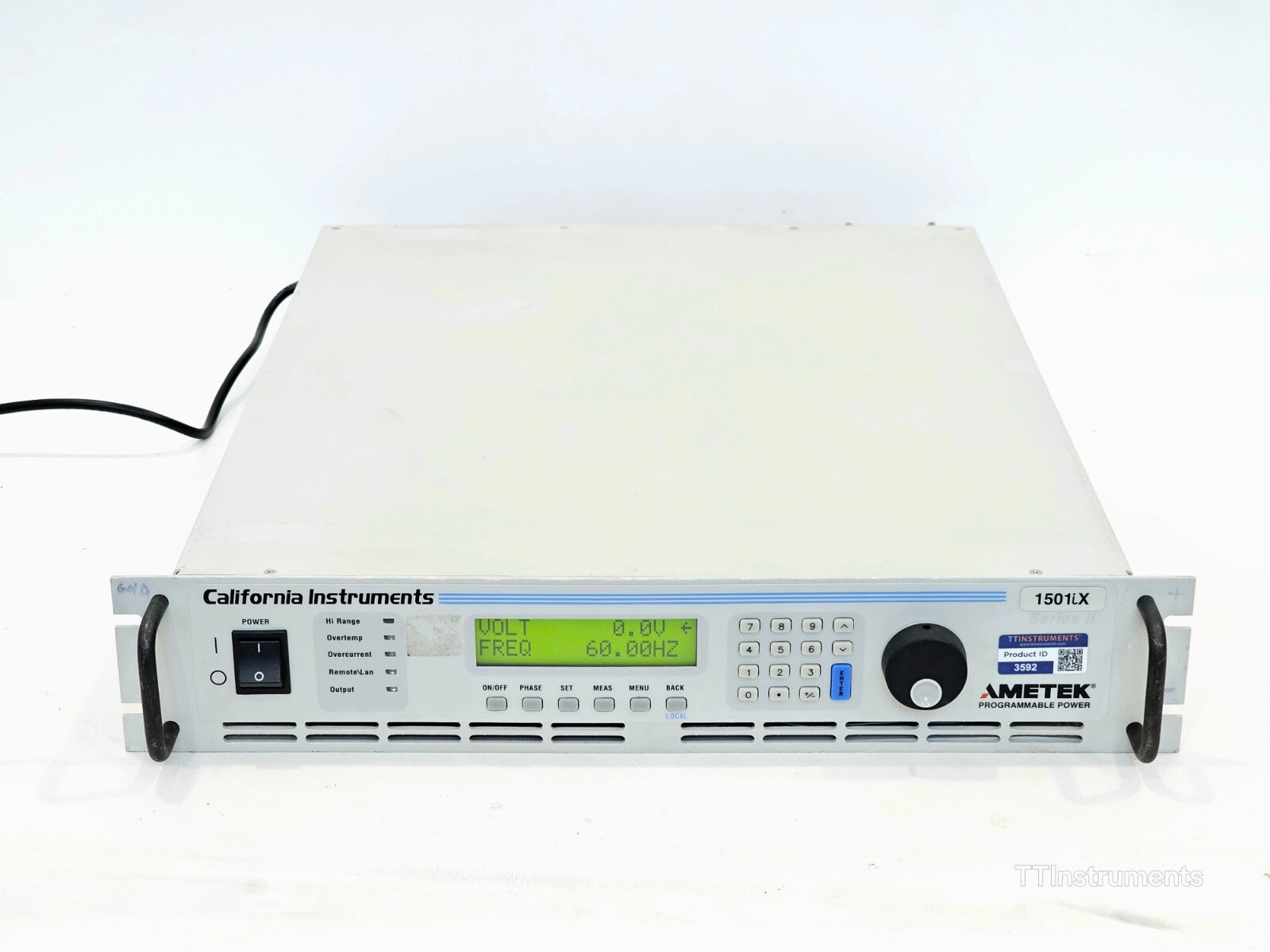 FAULTY California Instruments 1501IX-115/230 Ametek Programmable Power 1501IX