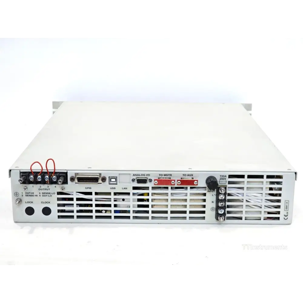California Instruments 1501IX internal components view showing fault condition