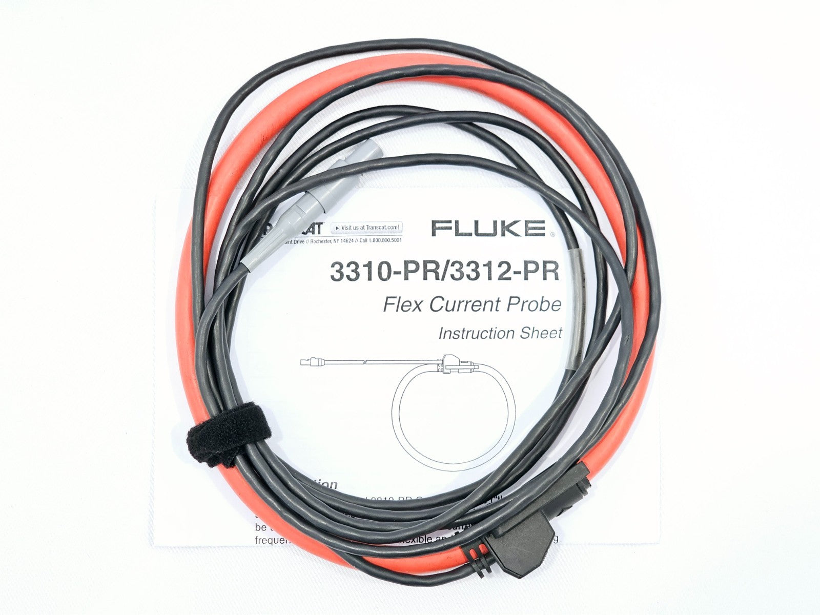 Fluke 3310-PR/3312-PR Flex Current Probe For Fluke 1750 Power Recorder