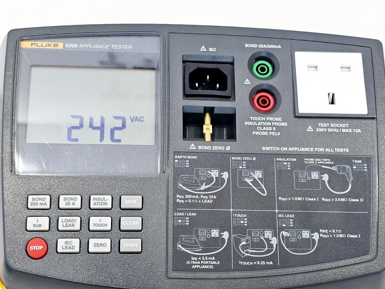 Fluke 6200 PAT Portable Appliance Tester