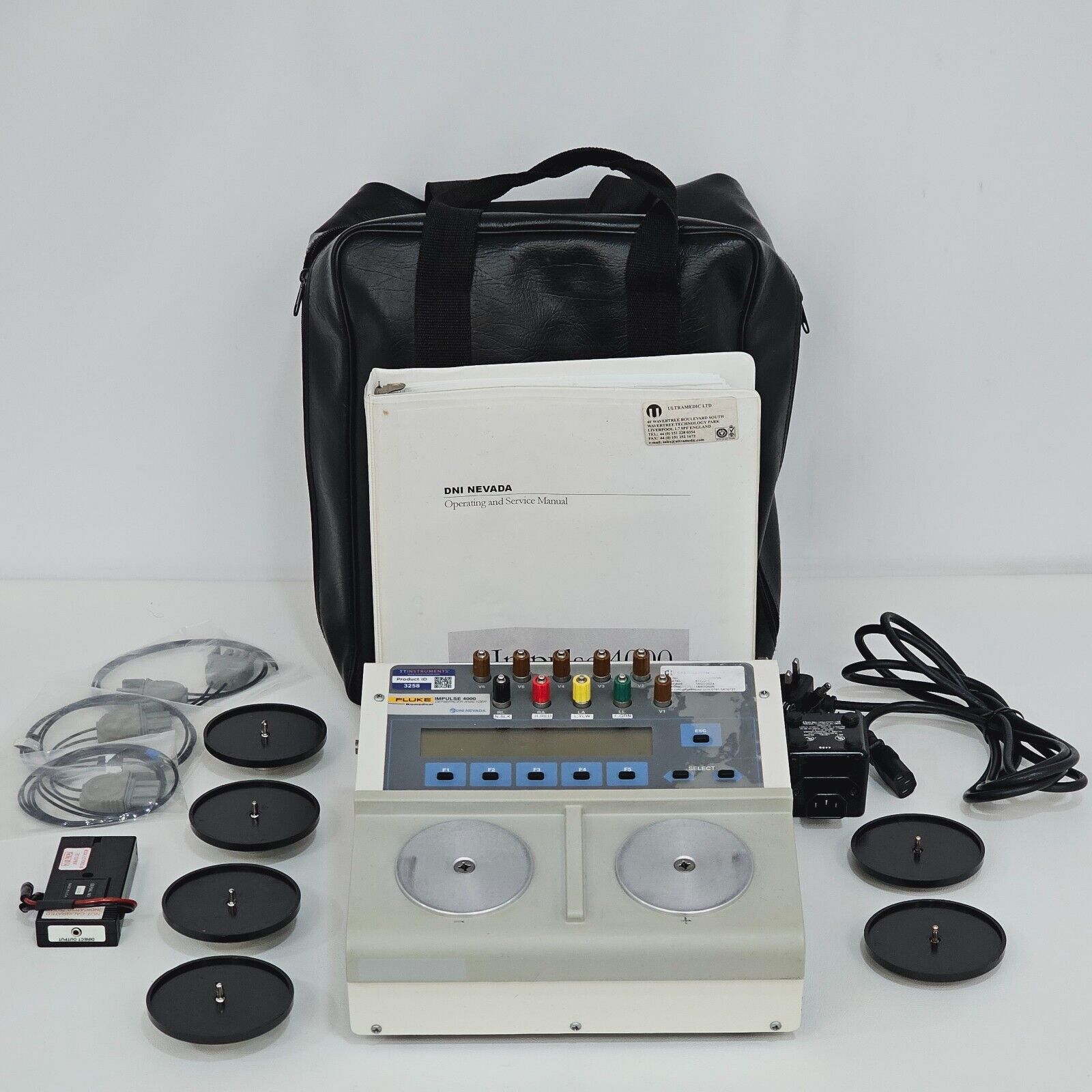 Fluke Biomedical Impulse 4000 Defib/Pacer Analyzer DNI Nevada Dynatech TQA-9 Mod
