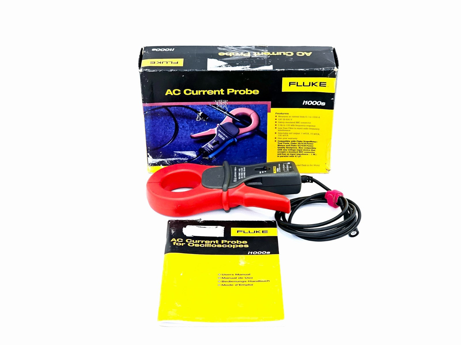 Fluke i1000s AC Oscilloscope Current Probe 10/100/1000