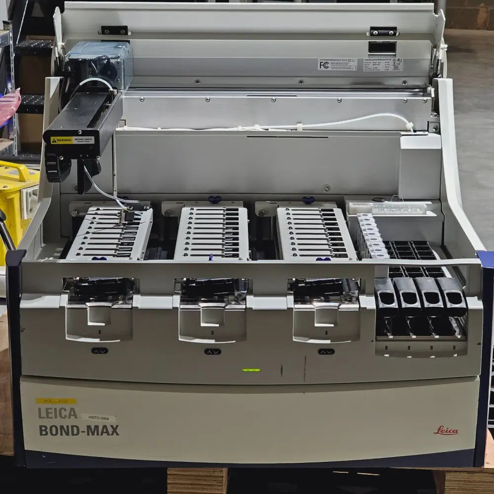 Leica Bond-Max fully automated IHC and ISH staining system front view, cover missing