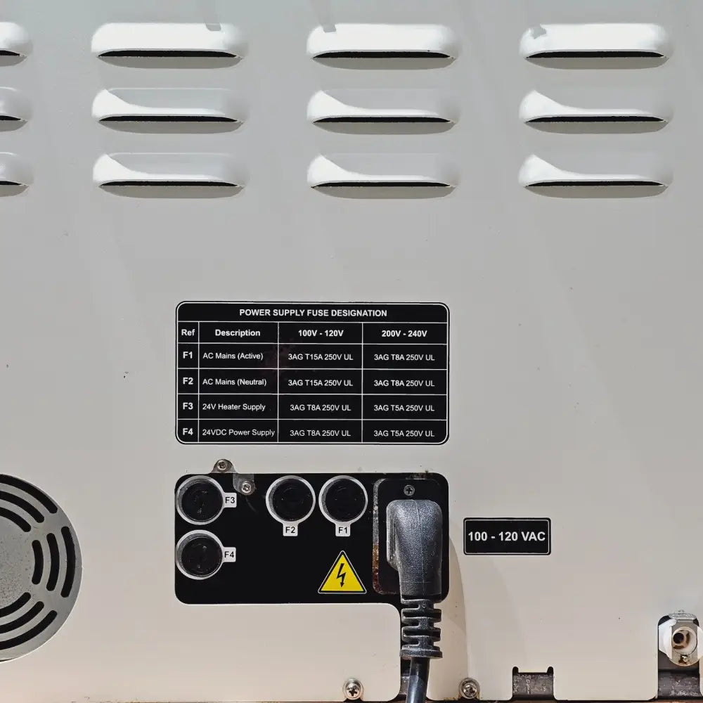 Leica Bond-Max front panel and control interface area close-up