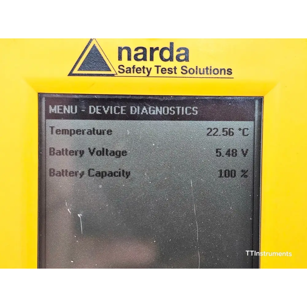 Narda NBM-550 broadband EMF meter overall view showing cosmetic condition