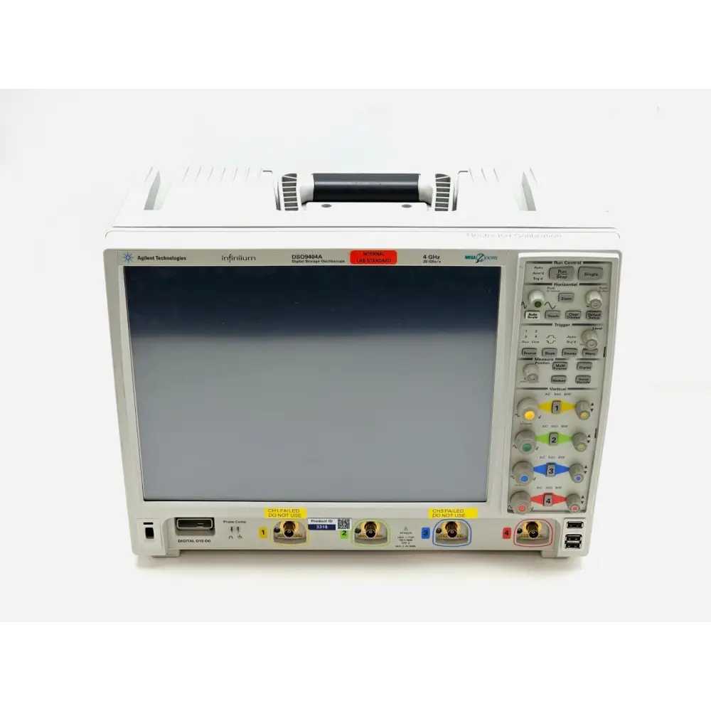 Keysight Agilent DSO9404A 4GHz digital storage oscilloscope front view