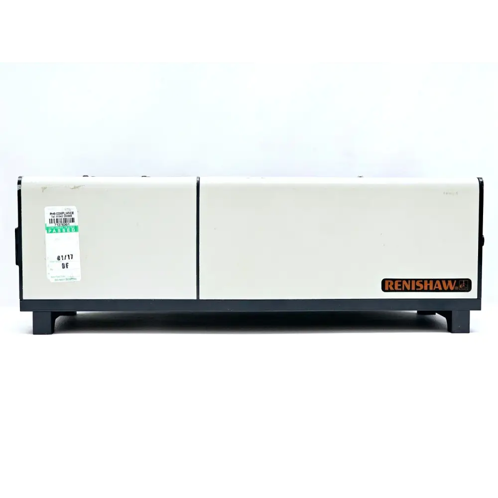 Renishaw NIR785TF laser module angled three-quarter view showing overall condition