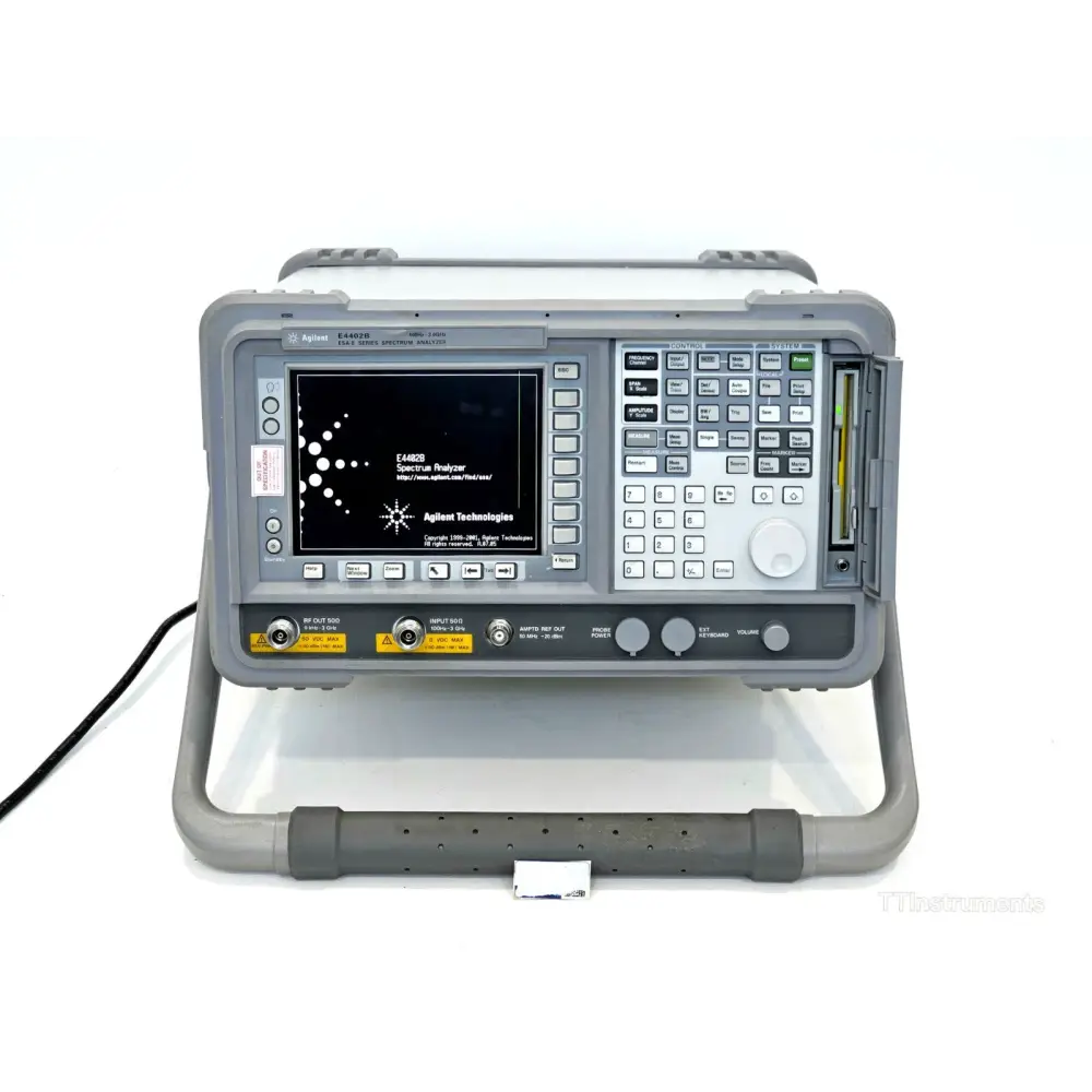 Agilent E4402B ESA-E Series Spectrum Analyser front panel view