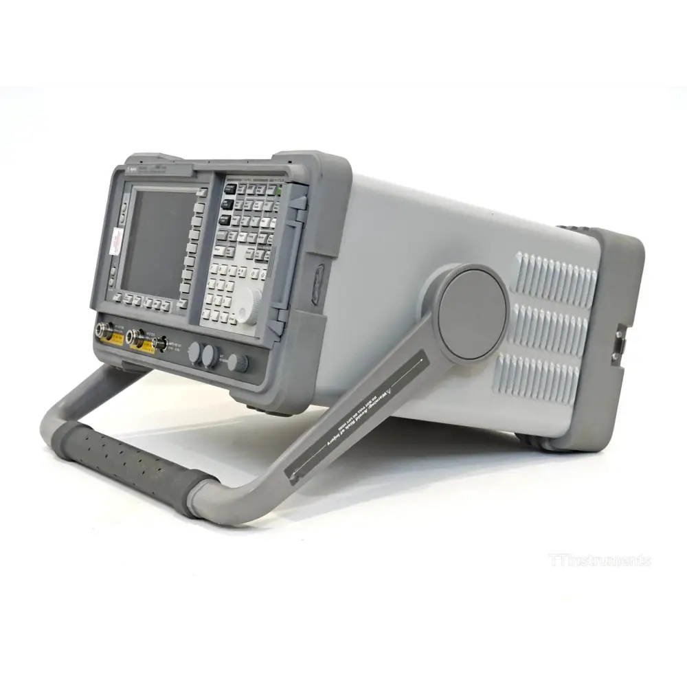 Agilent E4402B Spectrum Analyser display and keypad detail