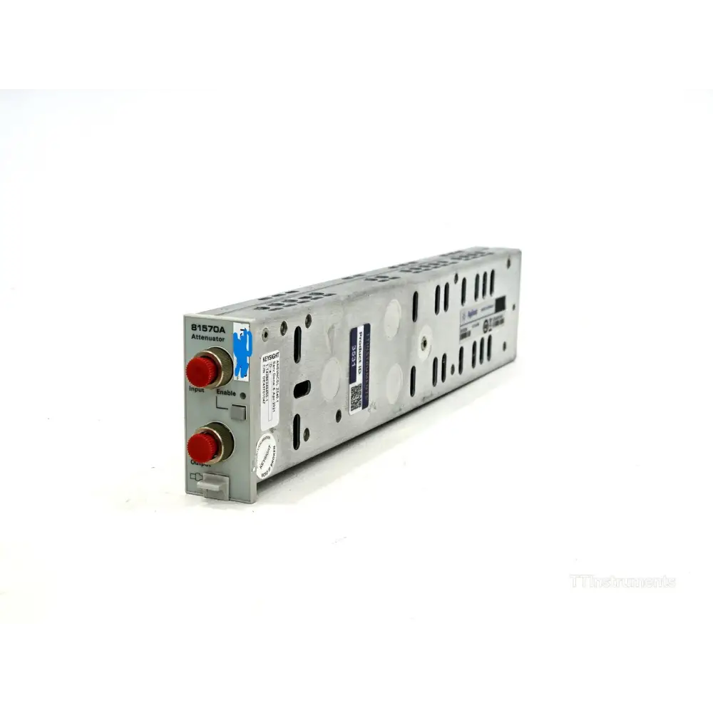 Agilent 81570A variable optical attenuator side profile view
