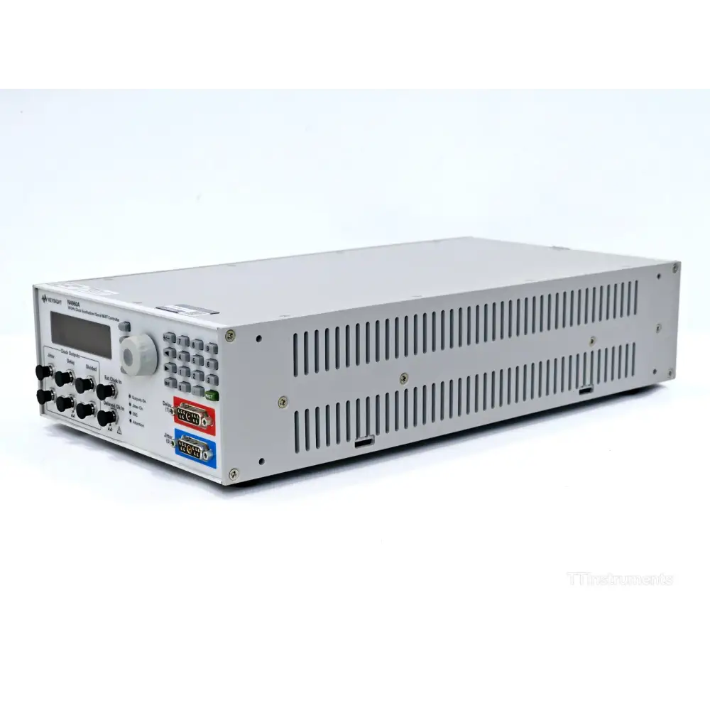Keysight N4960A rear panel showing interface ports and cooling fan area