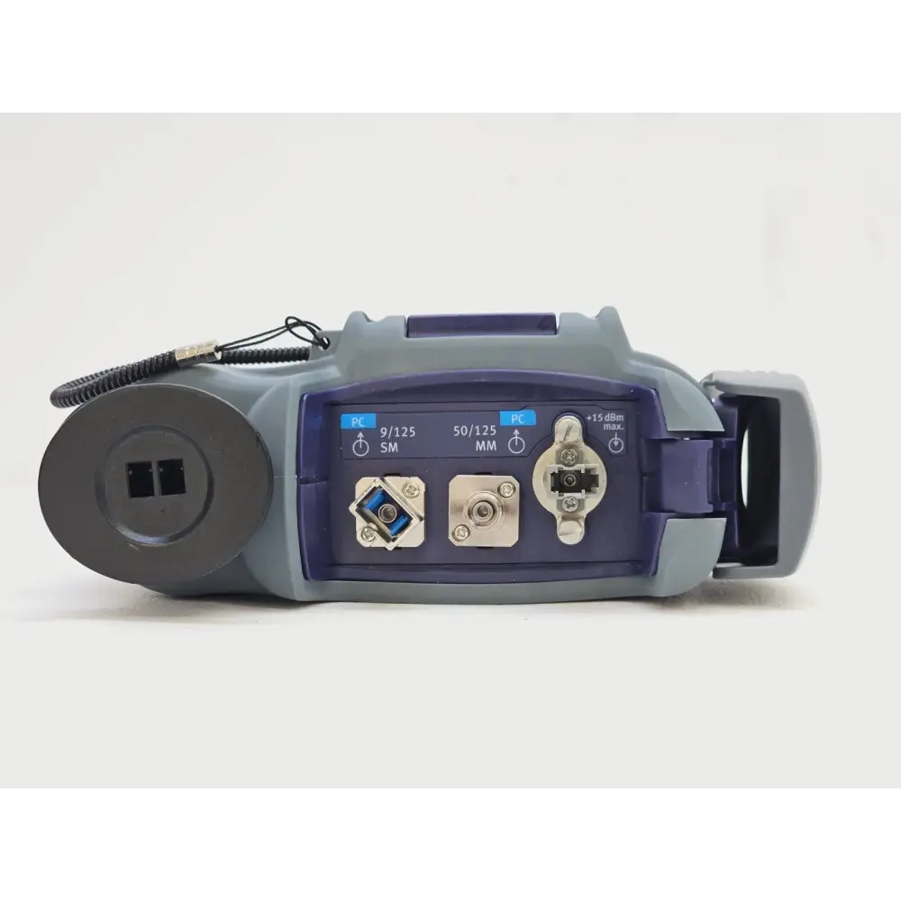 Viavi OLTS-85P rear panel and battery compartment detail