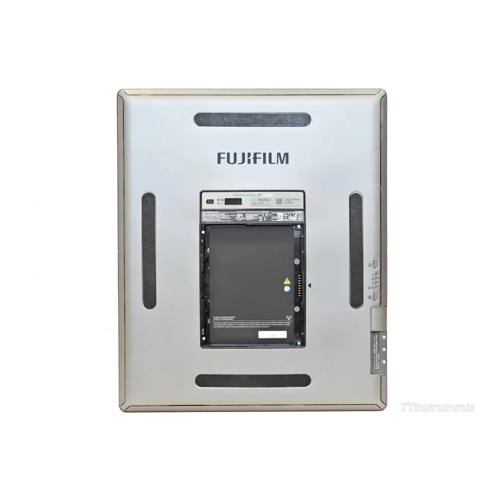 Fujifilm FDR D-EVO III C35i DR-ID 1800 — rear view showing Fujifilm branding, battery bay and model label