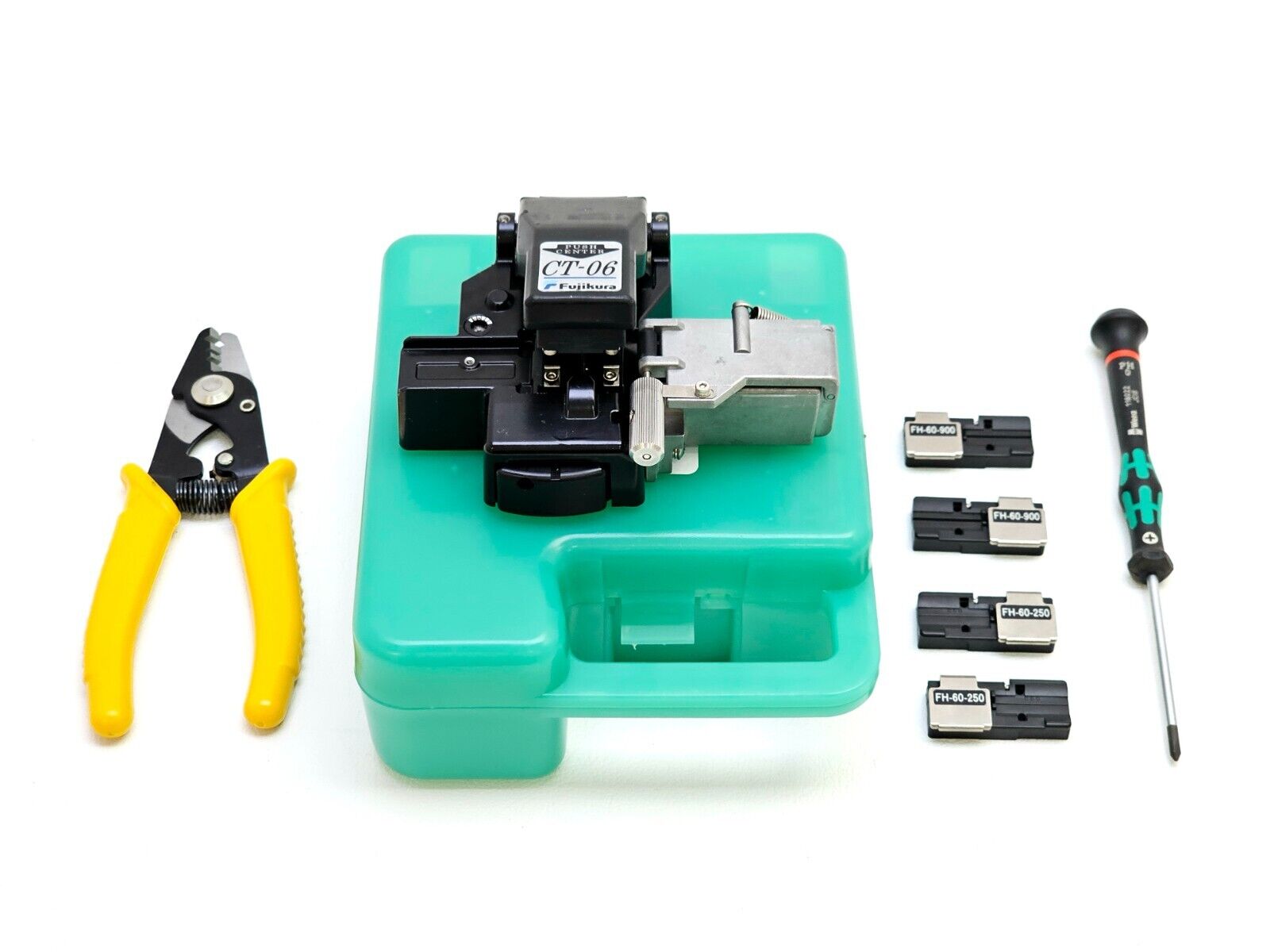 Fujikura 12S SM MM Fiber Fusion Splicer + CT-06 Cleaver & Fiber Holders ARC 1426