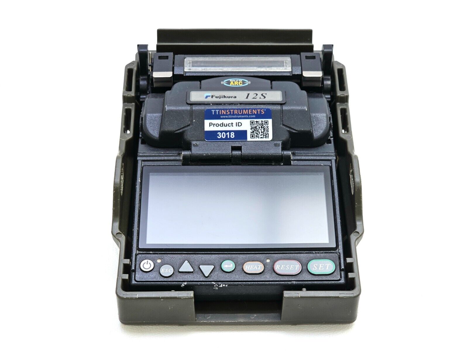 Fujikura 12S SM MM Fiber Fusion Splicer + CT-06 Cleaver & Fiber Holders ARC 1426