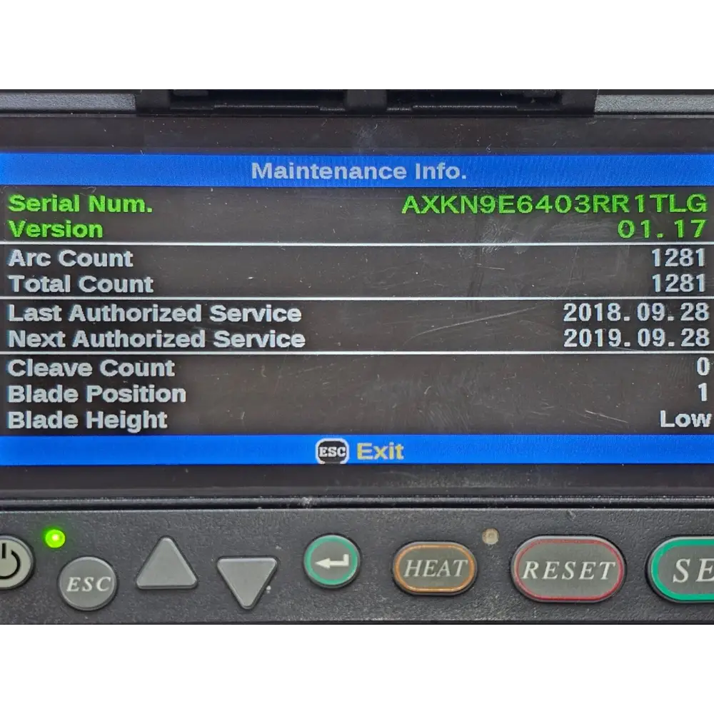 Fujikura 12S AC adapter and charger included in the sale