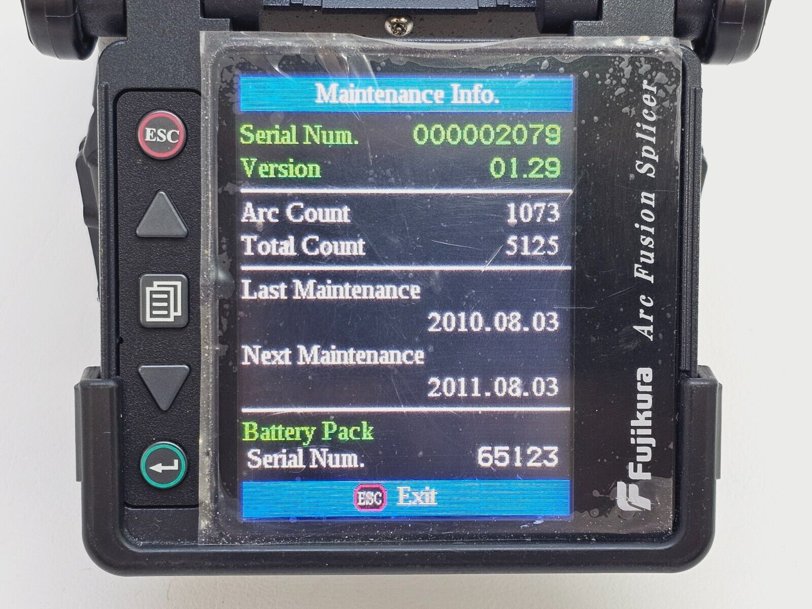 Fujikura 18S SM MM Fiber Optic Fusion Splicer + CT-30 Cleaver FSM 18S ARC 5125