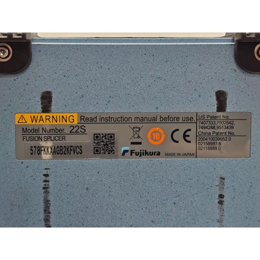 Fujikura FSM-22S complete kit laid out showing all included accessories and carry case