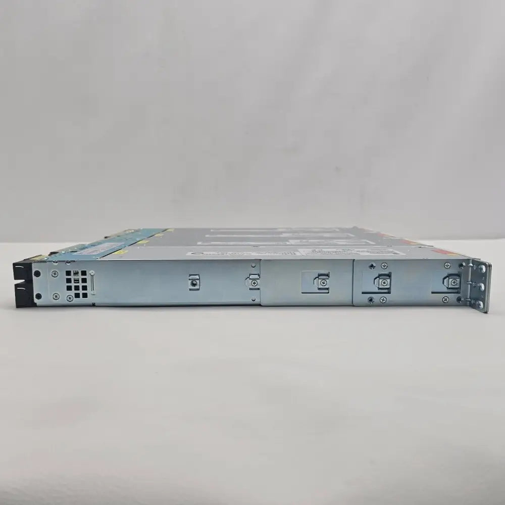Close-up of GE J85480S1 chassis identification label showing model and serial information