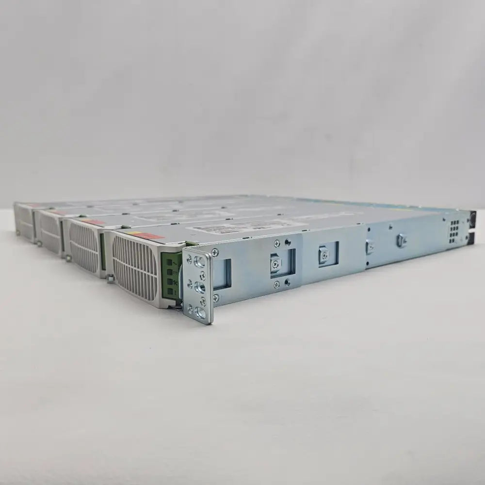 Four CP2725AC54TEZ AC power supply modules installed in GE J85480S1 chassis