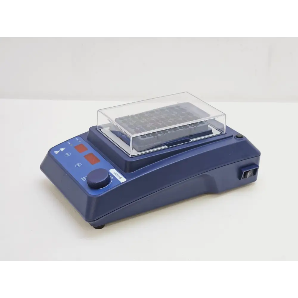 HB120-S laboratory dry bath incubator side profile view on benchtop
