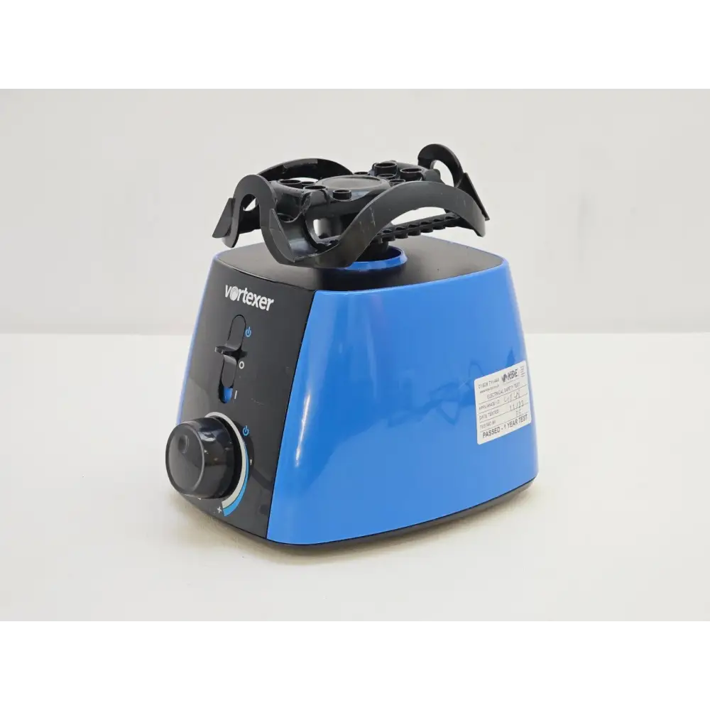 Heathrow Scientific Lab Vortex Mixer side profile showing compact ABS housing and rotary speed control