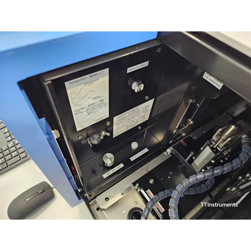 Glass microfiber filters and blank dispersant fluid included with LA-960S