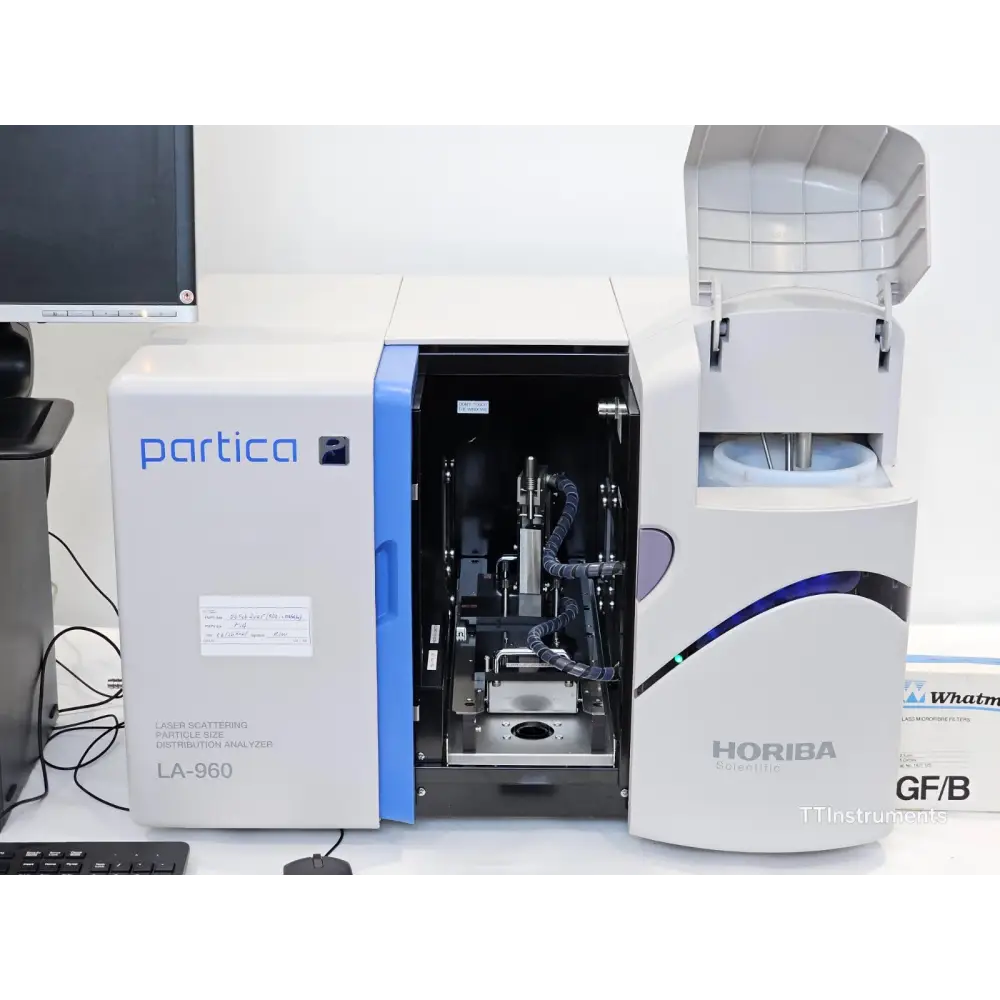 Horiba Partica LA-960S analyser right side panel and housing detail