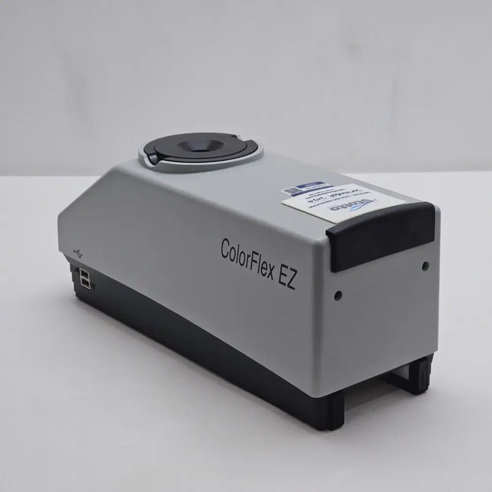 HunterLab ColorFlex EZ spectrophotometer with accessories included in the sale