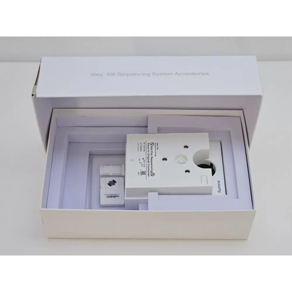 Illumina iSeq 100 included cables — ethernet, USB, and power adapter