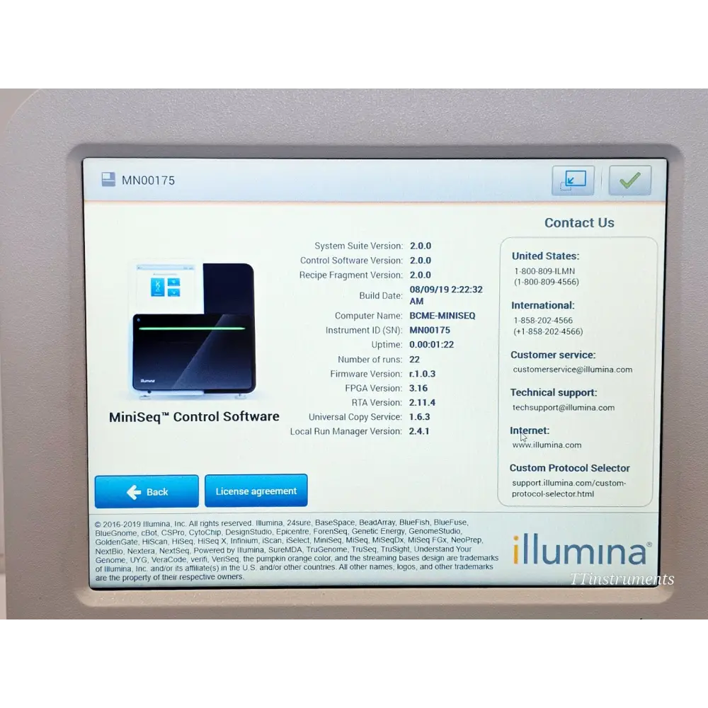 Illumina MiniSeq DNA Sequencer System SY-420-1001 MFG 2016 Run Count 22