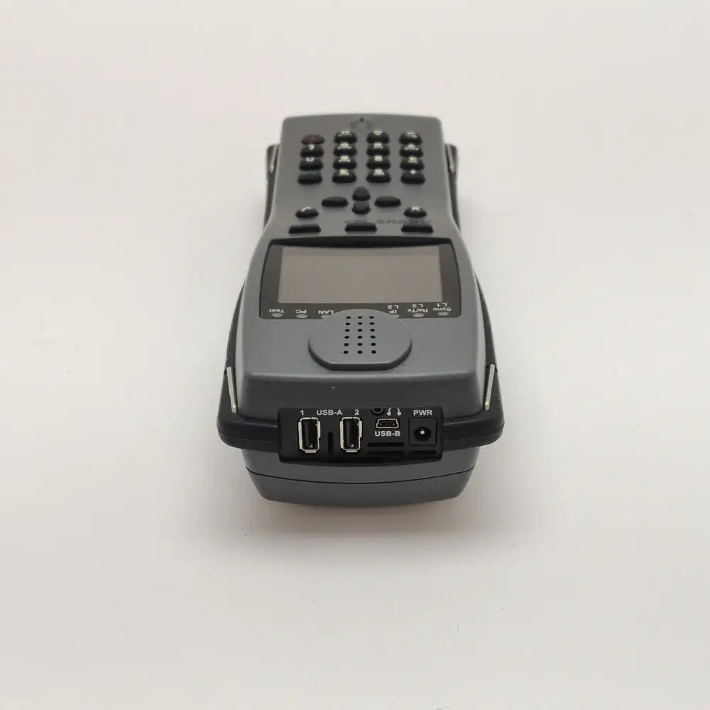 Intec Argus 152 handheld broadband tester, angled three-quarter view