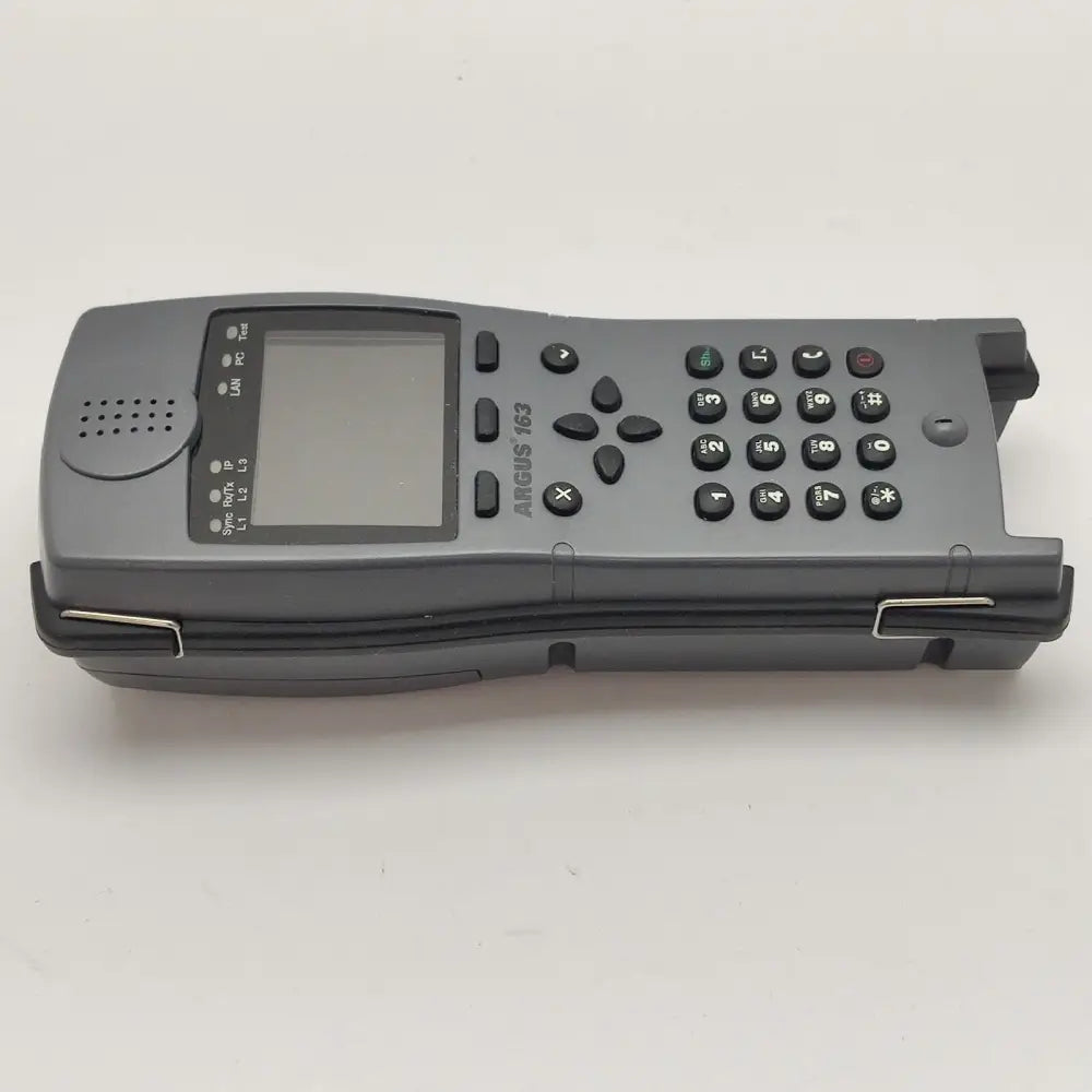 Intec Argus 163 screen showing active licensed software options menu