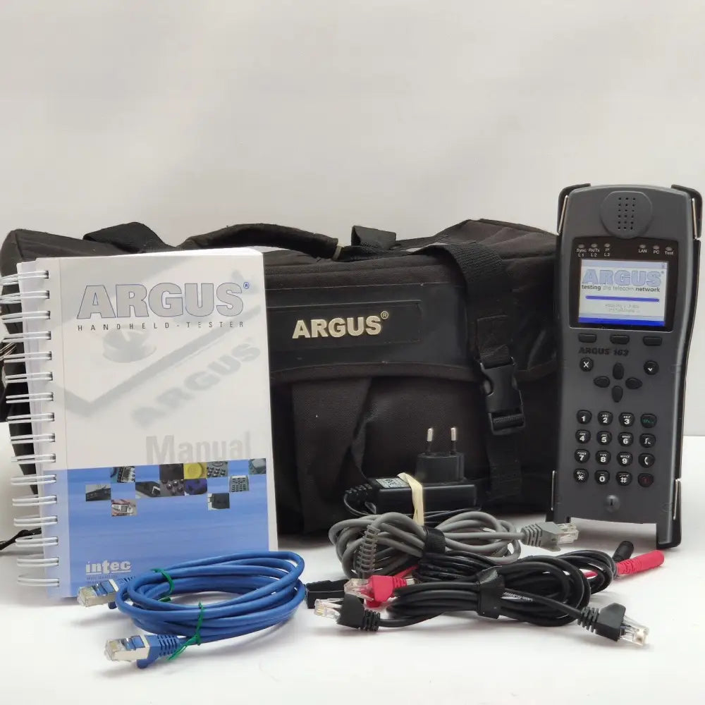 Intec Argus 163 multiservice ADSL VDSL ISDN VoIP field tester front view